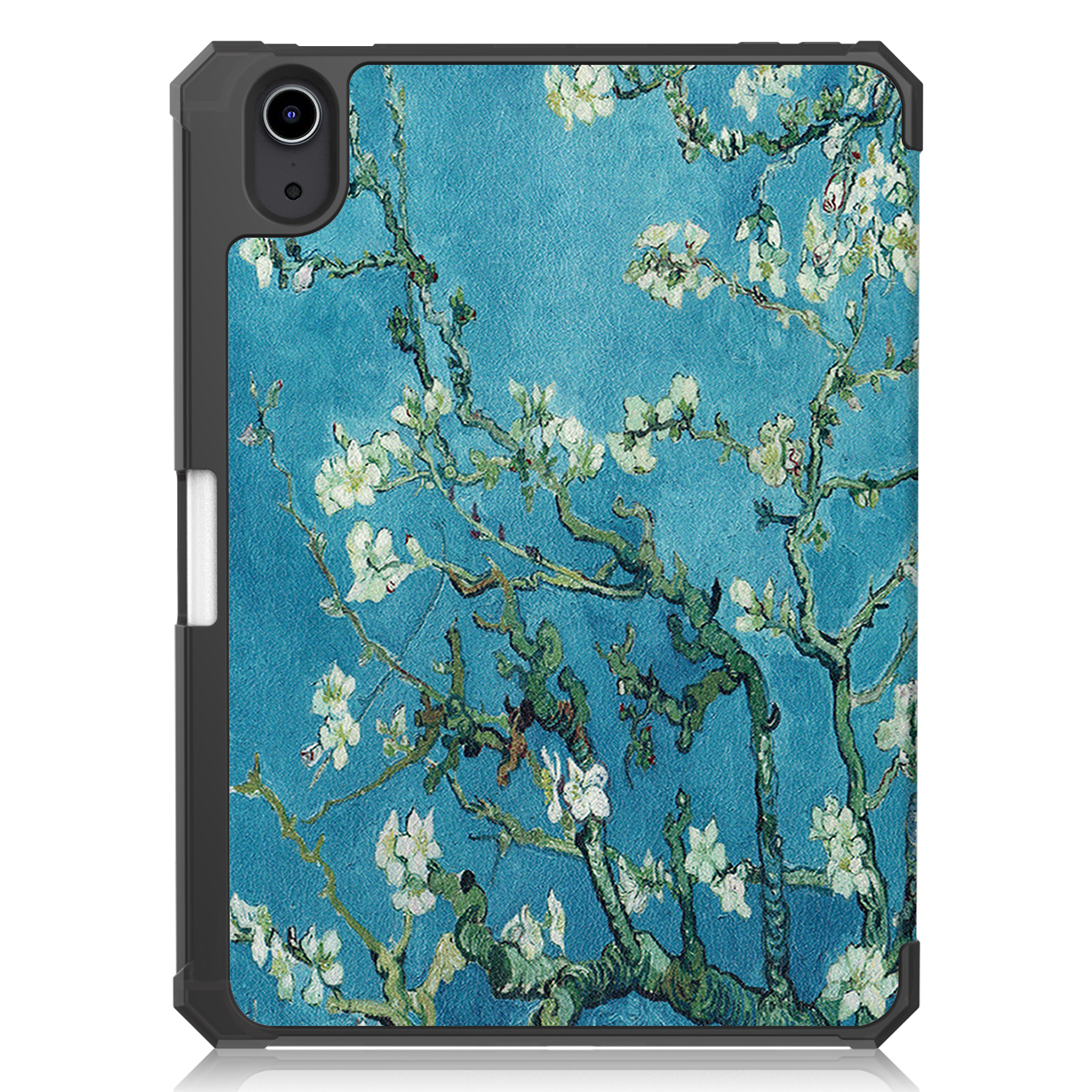 NoXx Hoesje Geschikt voor iPad Mini 6 Hoesje Case Hard Cover Hoes Book Case Met Uitsparing Geschikt voor Apple Pencil - Bloesem