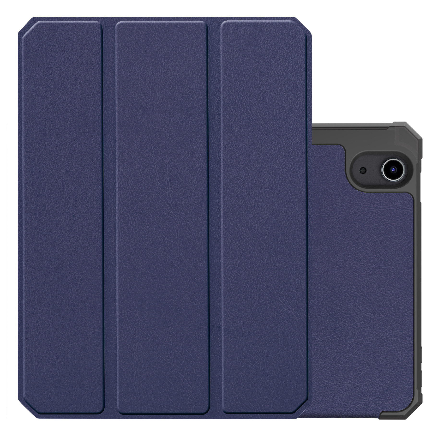 NoXx Hoesje Geschikt voor iPad Mini 6 Hoesje Case Hard Cover Hoes Book Case Met Uitsparing Geschikt voor Apple Pencil - Donkerblauw