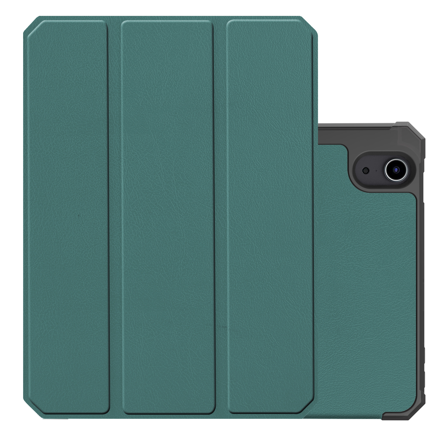 NoXx Hoesje Geschikt voor iPad Mini 6 Hoesje Case Hard Cover Hoes Book Case Met Uitsparing Geschikt voor Apple Pencil - Donkergroen