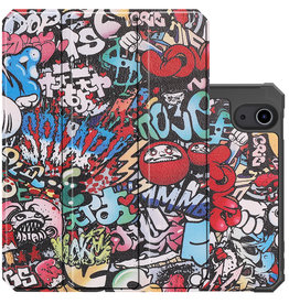 NoXx NoXx iPad Mini 6 Hoesje Met Uitsparing Voor Apple Pencil - Graffity