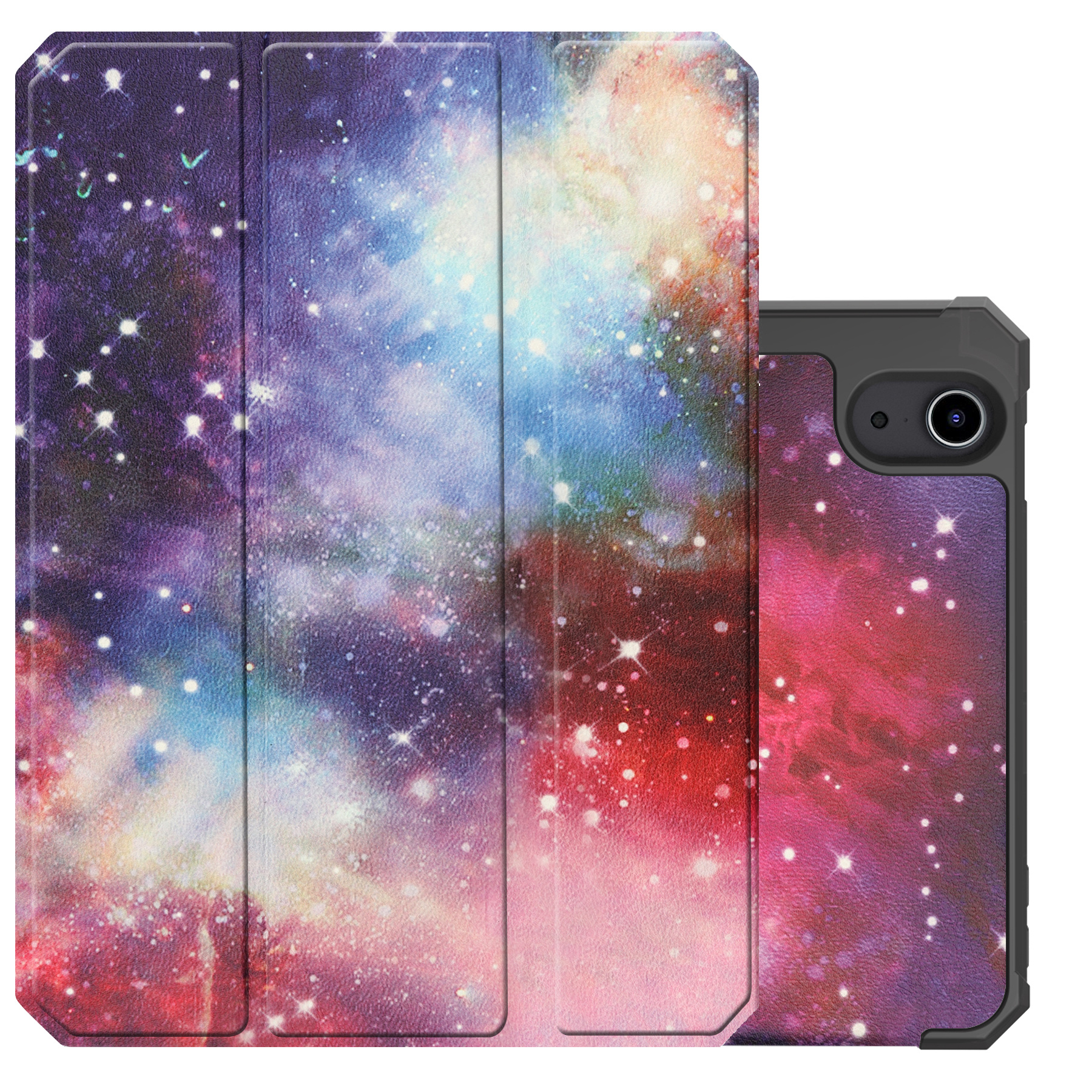 NoXx Hoesje Geschikt voor iPad Mini 6 Hoesje Case Hard Cover Hoes Book Case Met Uitsparing Geschikt voor Apple Pencil - Galaxy