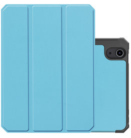 NoXx NoXx iPad Mini 6 Hoesje Met Uitsparing Voor Apple Pencil - Lichtblauw