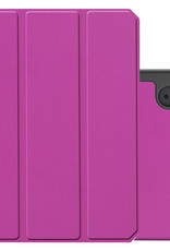 NoXx Hoesje Geschikt voor iPad Mini 6 Hoesje Case Hard Cover Hoes Book Case Met Uitsparing Geschikt voor Apple Pencil - Paars