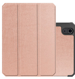 NoXx NoXx iPad Mini 6 Hoesje Met Uitsparing Voor Apple Pencil - Rose Goud