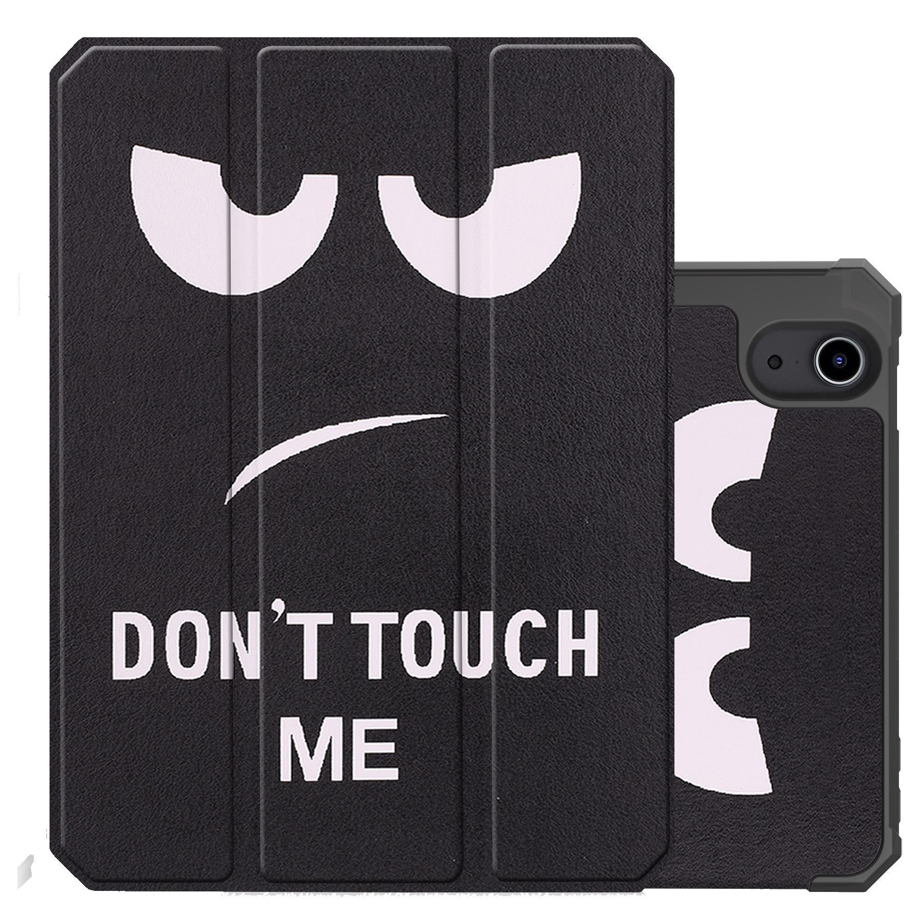 NoXx iPad Mini 6 Hoesje Case Hard Cover Hoes Met Apple Pencil Uitsparing Book Case - Don't Touch Me