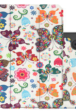 NoXx Hoesje Geschikt voor iPad Mini 6 Hoesje Case Hard Cover Hoes Book Case Met Uitsparing Geschikt voor Apple Pencil - Vlinders