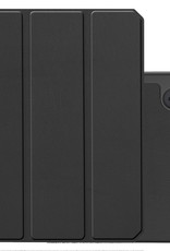 NoXx iPad Mini 6 Hoesje Case Hard Cover Hoes Met Apple Pencil Uitsparing Book Case - Zwart
