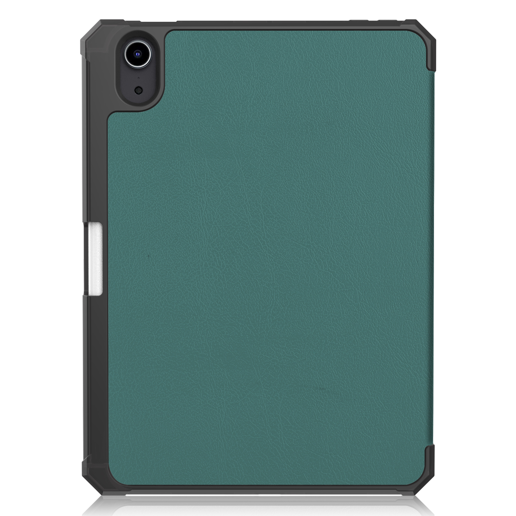 Nomfy Hoes Geschikt voor iPad Mini 6 Hoes Tri-fold Tablet Hoesje Case Met Uitsparing Geschikt voor Apple Pencil - Hoesje Geschikt voor iPad Mini 6 Hoesje Hardcover Bookcase - Donkergroen