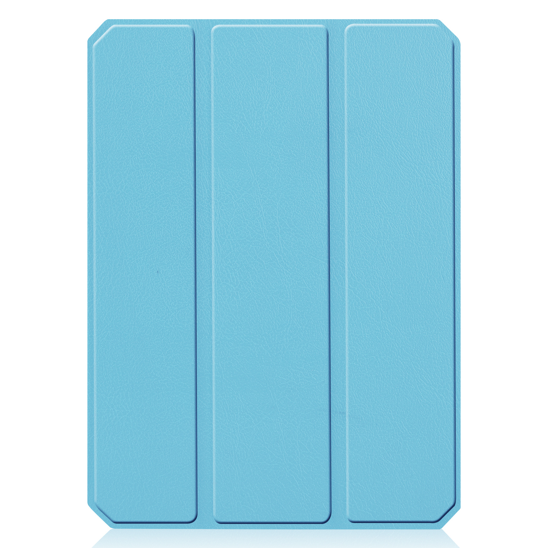 Nomfy Hoes Geschikt voor iPad Mini 6 Hoes Tri-fold Tablet Hoesje Case Met Uitsparing Geschikt voor Apple Pencil - Hoesje Geschikt voor iPad Mini 6 Hoesje Hardcover Bookcase - Lichtblauw