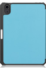 Nomfy iPad Mini 6 Hoesje Case Licht Blauw - Hoes Met Uitsparing Apple Pencil - iPad Mini 6 Hoes Hardcover Hoesje Licht Blauw Bookcase