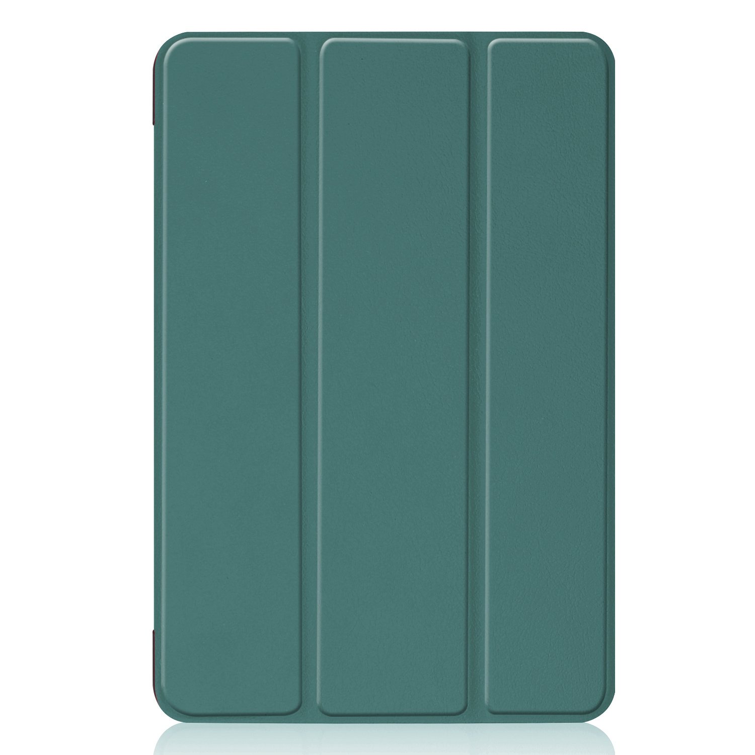BASEY. Hoesje Geschikt voor iPad Mini 6 Hoes Case Tablet Hoesje Tri-fold - Hoes Geschikt voor iPad Mini 6 Hoesje Hard Cover Bookcase Hoes - Donkergroen