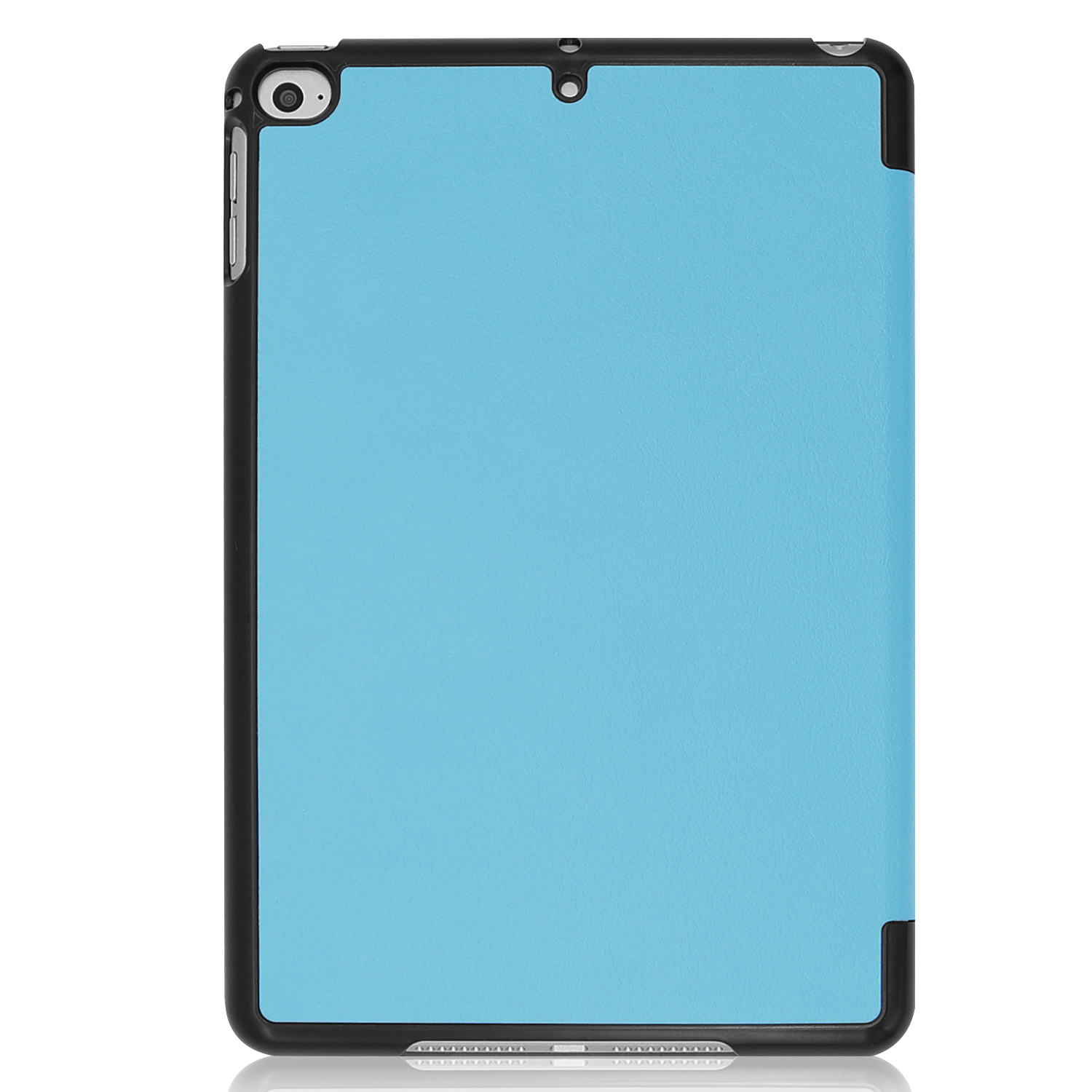 BASEY. Hoesje Geschikt voor iPad Mini 6 Hoes Case Tablet Hoesje Tri-fold - Hoes Geschikt voor iPad Mini 6 Hoesje Hard Cover Bookcase Hoes - Lichtblauw