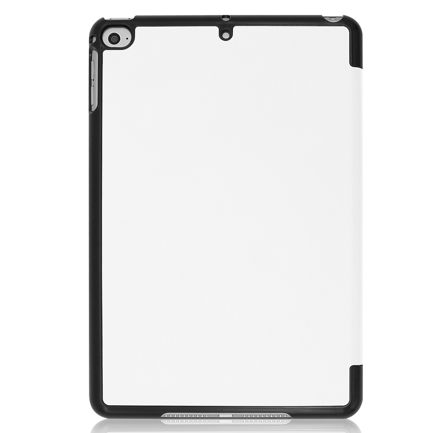 BASEY. Hoesje Geschikt voor iPad Mini 6 Hoes Case Tablet Hoesje Tri-fold - Hoes Geschikt voor iPad Mini 6 Hoesje Hard Cover Bookcase Hoes - Wit