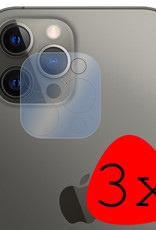 BASEY. Screenprotector Geschikt voor iPhone 12 Pro Camera Screenprotector Tempered Glass Beschermglas Camera - Screenprotector Geschikt voor iPhone 12 Pro Camera Screen Protector - 3 Stuks