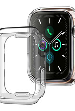 NoXx Hoes Geschikt voor Apple Watch Series 1 42 mm Siliconen Case - Hoesje Geschikt voor Apple Watch Series 1 42 mm Hoesje Cover Case - Transparant