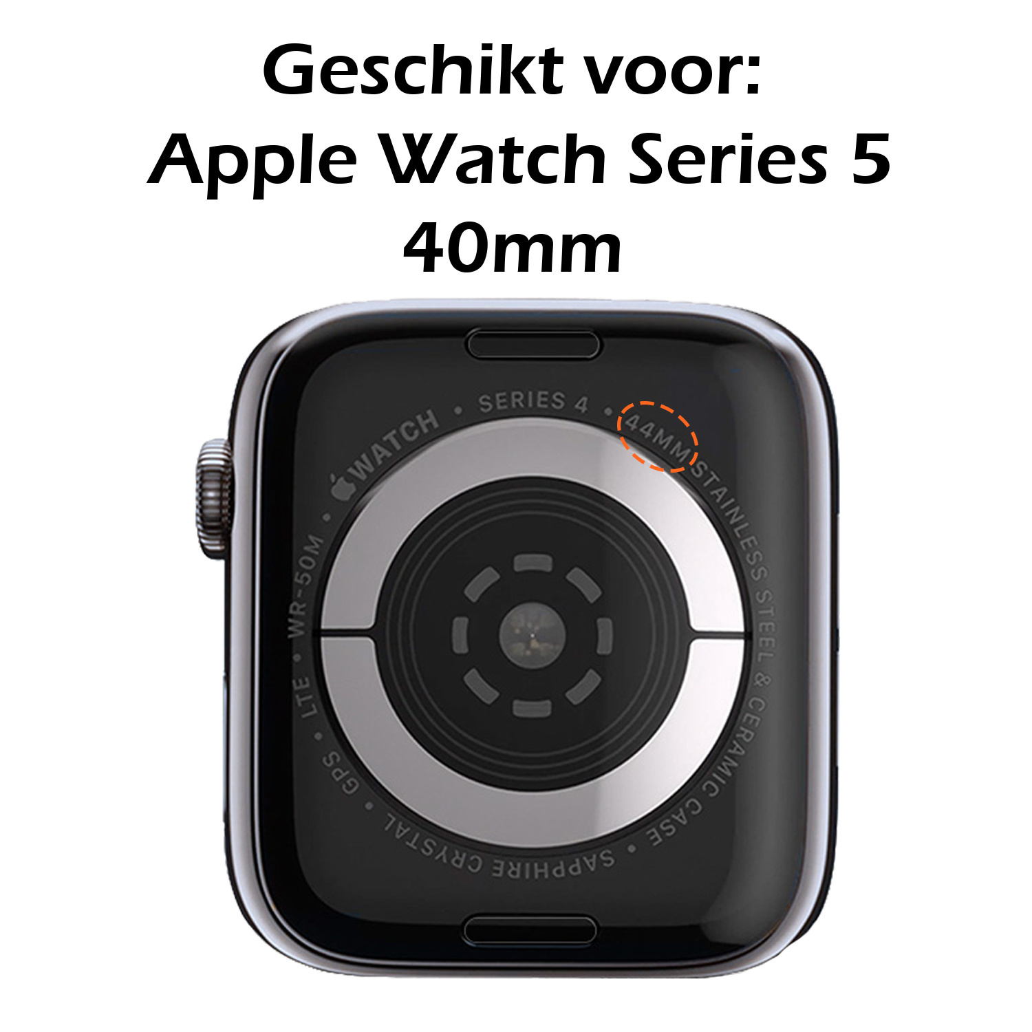 Nomfy Hoesje Geschikt voor Apple Watch Series 5 40 mm Hoes Siliconen Case Cover - Hoes Geschikt voor Apple Watch Series 5 40 mm Hoesje - Transparant - 2 PACK