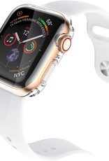 NoXx Geschikt Voor Apple Watch Nike+ Hoes 38 mm - Voor Apple Watch Siliconen Case Transparant Hoesje - 2x