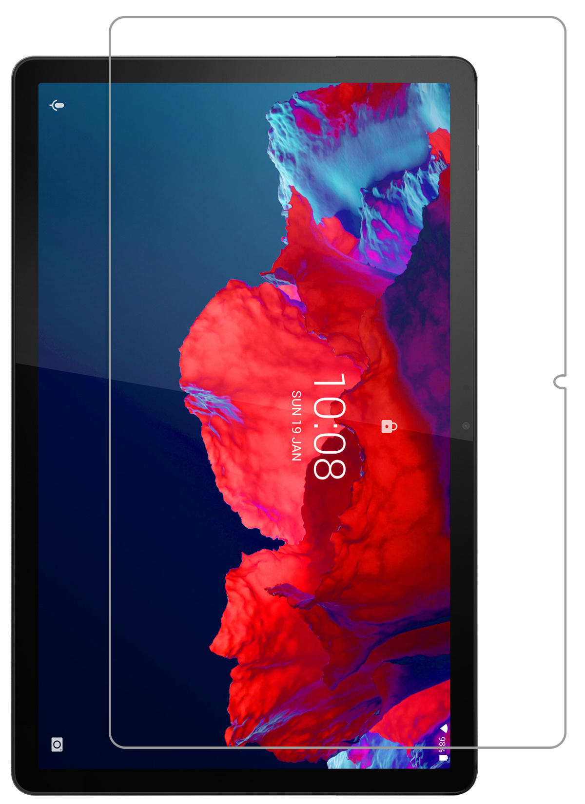BASEY. Screenprotector Geschikt voor Lenovo Tab P11 Screenprotector Tempered Glass - Screenprotector Geschikt voor Lenovo Tab P11 Screen Protector Beschermglas