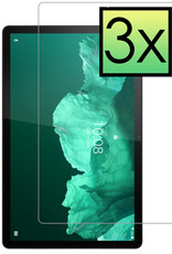 NoXx Lenovo Tab P11 Screenprotector Bescherm Glas Screen Protector - 3 stuks