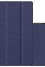 NoXx Hoesje Geschikt voor Samsung Galaxy Tab A8 Hoesje Case Hard Cover Hoes Book Case - Donkerblauw