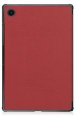 NoXx Hoesje Geschikt voor Samsung Galaxy Tab A8 Hoesje Case Hard Cover Hoes Book Case - Donkerrood