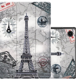 NoXx NoXx Samsung Galaxy Tab A8 2022 Hoes - Eiffeltoren