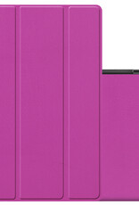 NoXx Hoesje Geschikt voor Samsung Galaxy Tab A8 Hoesje Case Hard Cover Hoes Book Case - Paars