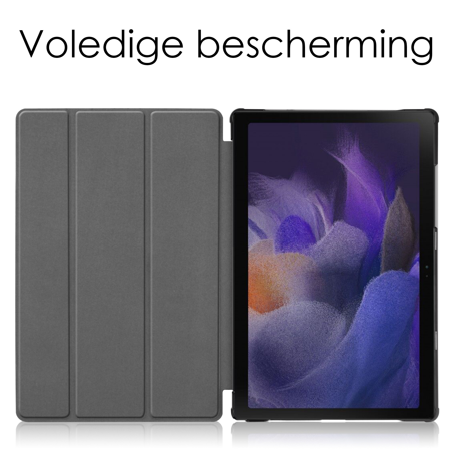 NoXx Hoesje Geschikt voor Samsung Galaxy Tab A8 Hoesje Case Hard Cover Hoes Book Case - Paars
