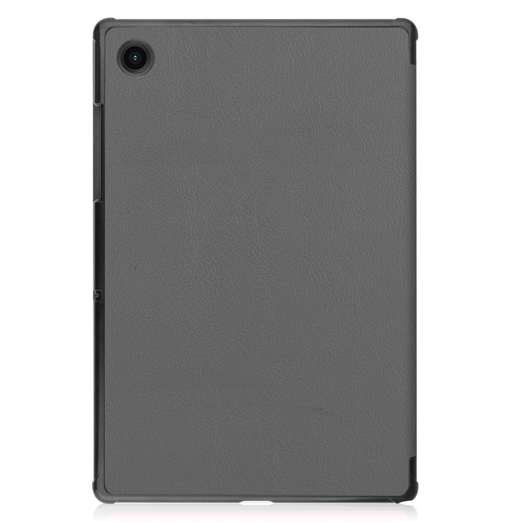 Nomfy Hoes Geschikt voor Samsung Galaxy Tab A8 Hoes Tri-fold Tablet Hoesje Case - Hoesje Geschikt voor Samsung Tab A8 Hoesje Hardcover Bookcase - Grijs