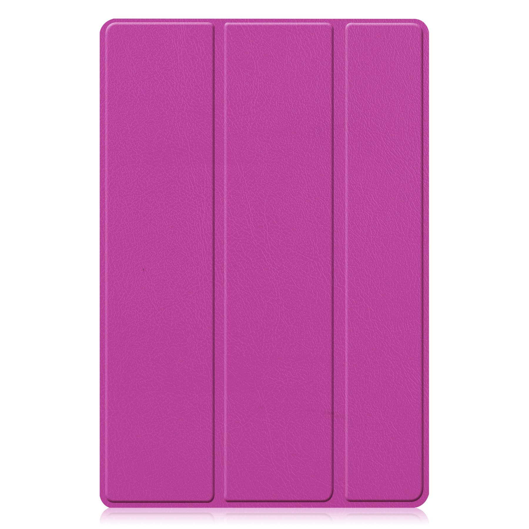 Nomfy Hoes Geschikt voor Samsung Galaxy Tab A8 Hoes Tri-fold Tablet Hoesje Case - Hoesje Geschikt voor Samsung Tab A8 Hoesje Hardcover Bookcase - Paars