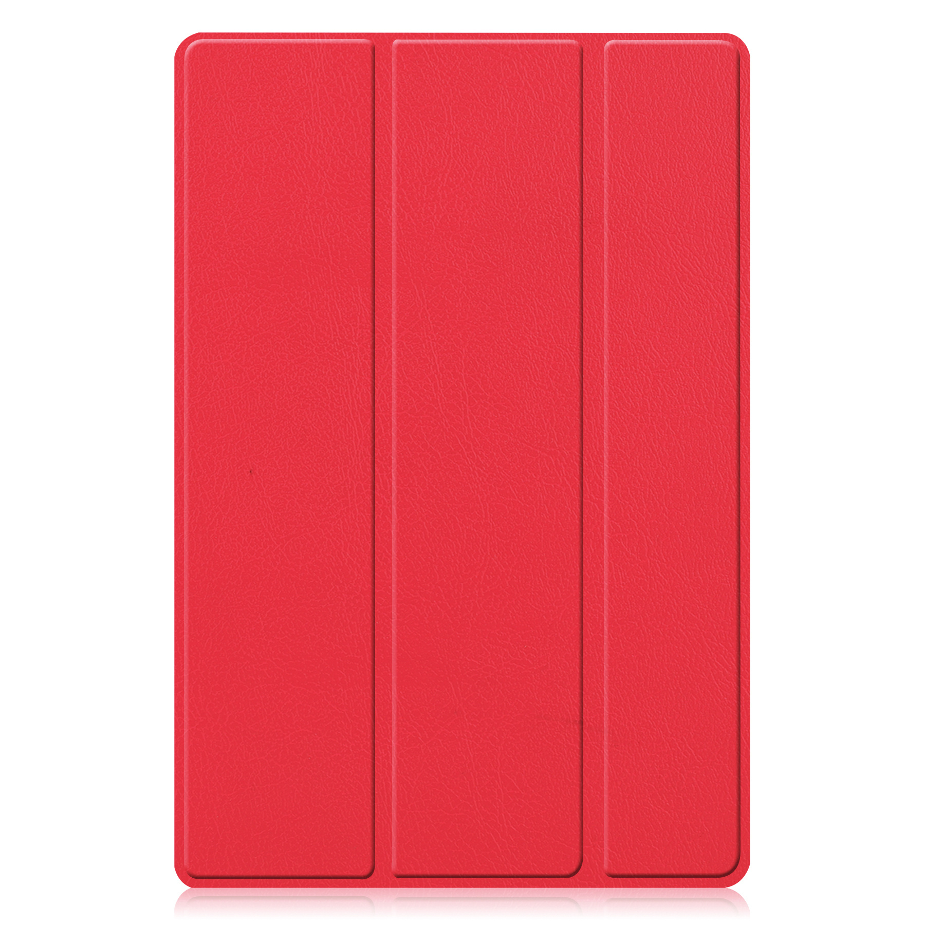 Nomfy Hoes Geschikt voor Samsung Galaxy Tab A8 Hoes Tri-fold Tablet Hoesje Case - Hoesje Geschikt voor Samsung Tab A8 Hoesje Hardcover Bookcase - Rood