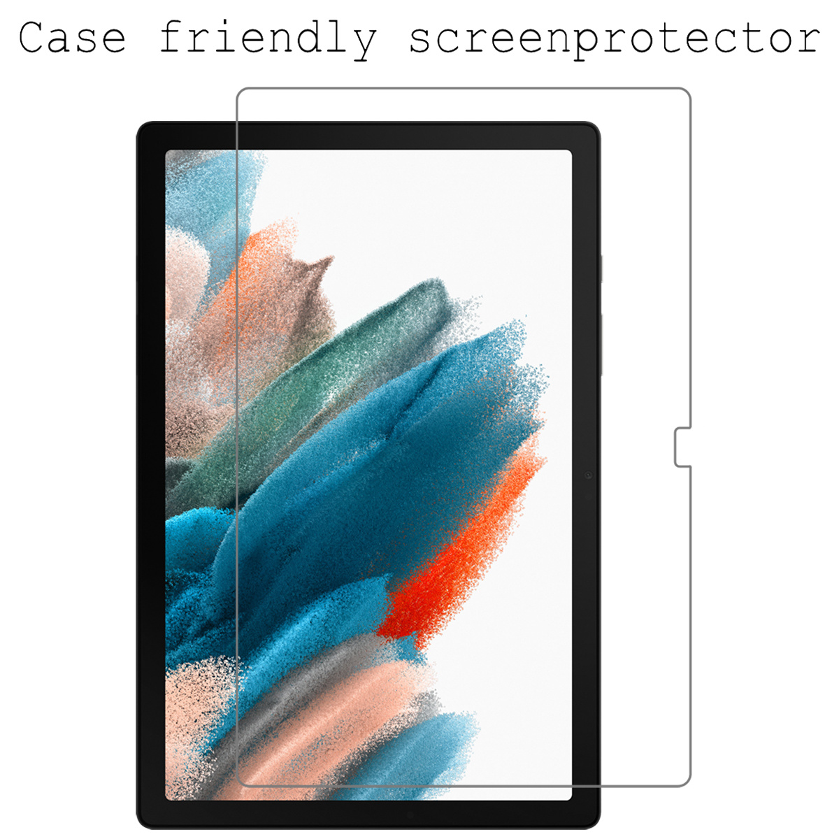 BASEY. Screenprotector Geschikt voor Samsung Galaxy Tab A8 Screenprotector Tempered Glass - Screenprotector Geschikt voor Samsung Tab A8 Screen Protector Beschermglas - 3 Stuks