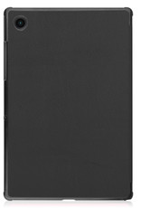 Nomfy Hoes Geschikt voor Samsung Galaxy Tab A8 Hoes Tri-fold Tablet Hoesje Case Met Screenprotector - Hoesje Geschikt voor Samsung Tab A8 Hoesje Hardcover Bookcase - Zwart