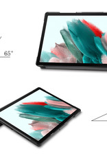 Nomfy Hoes Geschikt voor Samsung Galaxy Tab A8 Hoes Tri-fold Tablet Hoesje Case Met Screenprotector - Hoesje Geschikt voor Samsung Tab A8 Hoesje Hardcover Bookcase - Zwart