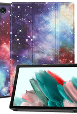 Nomfy Hoes Geschikt voor Samsung Galaxy Tab A8 Hoes Tri-fold Tablet Hoesje Case Met Screenprotector - Hoesje Geschikt voor Samsung Tab A8 Hoesje Hardcover Bookcase - Galaxy