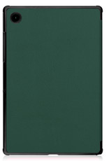NoXx Hoesje Geschikt voor Samsung Galaxy Tab A8 Hoesje Case Hard Cover Hoes Book Case Met Screenprotector - Donkergroen