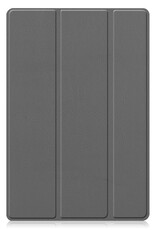 BASEY. Hoesje Geschikt voor Samsung Galaxy Tab A8 Hoes Case Tablet Hoesje Tri-fold Met Screenprotector - Hoes Geschikt voor Samsung Tab A8 Hoesje Hard Cover Bookcase Hoes - Grijs
