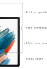 BASEY. Hoesje Geschikt voor Samsung Galaxy Tab A8 Hoes Case Tablet Hoesje Tri-fold Met Screenprotector - Hoes Geschikt voor Samsung Tab A8 Hoesje Hard Cover Bookcase Hoes - Sterrenhemel