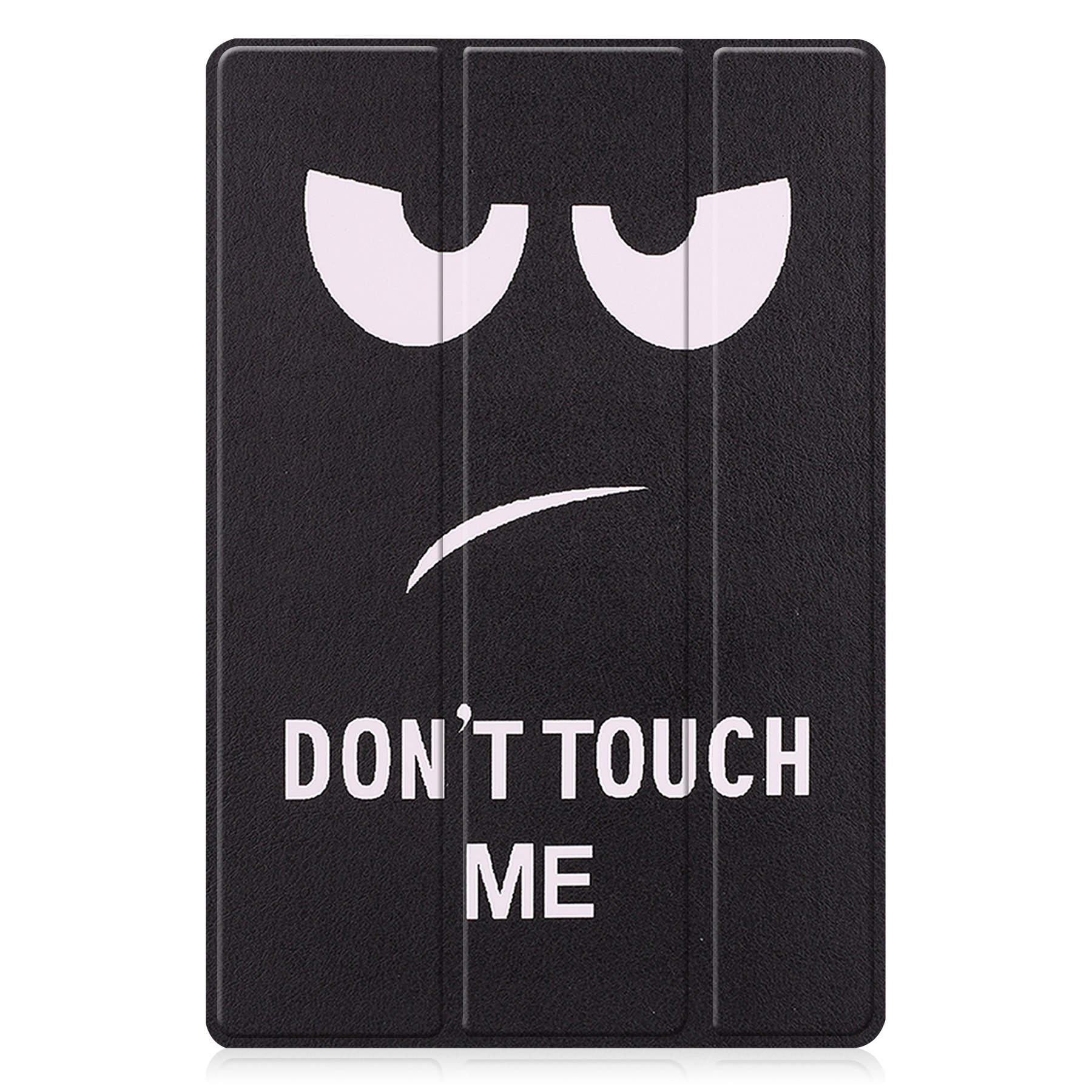 BASEY. Hoesje Geschikt voor Samsung Galaxy Tab A8 Hoes Case Tablet Hoesje Tri-fold Met Screenprotector - Hoes Geschikt voor Samsung Tab A8 Hoesje Hard Cover Bookcase Hoes - Don't Touch Me