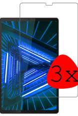 BASEY. Screenprotector Geschikt voor Lenovo Tab M10 FHD Plus 2nd Gen Screenprotector Tempered Glass - Screenprotector Geschikt voor Lenovo Tab M10 FHD Plus (2e Gen) Screen Protector Beschermglas - 3 Stuks