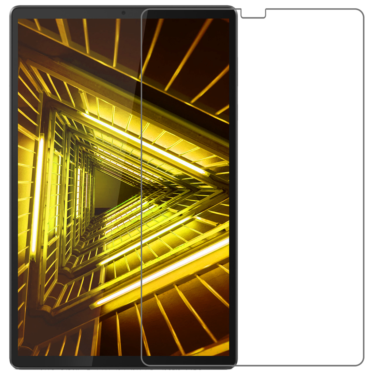 Nomfy Screenprotector Geschikt voor Lenovo Tab M10 FHD Plus 2nd Gen Screenprotector Bescherm Glas - Screen Protector Geschikt voor Lenovo Tab M10 FHD Plus (2e Gen) Screenprotector Tempered Glass - 2 PACK