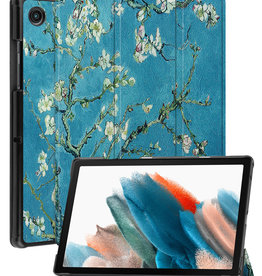 BASEY. BASEY. Samsung Galaxy Tab A8 2022 Hoes - Witte Bloesem