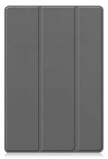 BASEY. Hoesje Geschikt voor Samsung Galaxy Tab A8 Hoes Case Tablet Hoesje Tri-fold - Hoes Geschikt voor Samsung Tab A8 Hoesje Hard Cover Bookcase Hoes - Grijs