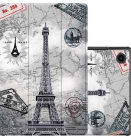 NoXx NoXx Samsung Galaxy Tab A8 2022 Hoes - Eiffeltoren