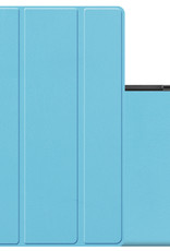NoXx Hoesje Geschikt voor Samsung Galaxy Tab A8 Hoesje Case Hard Cover Hoes Book Case - Lichtblauw