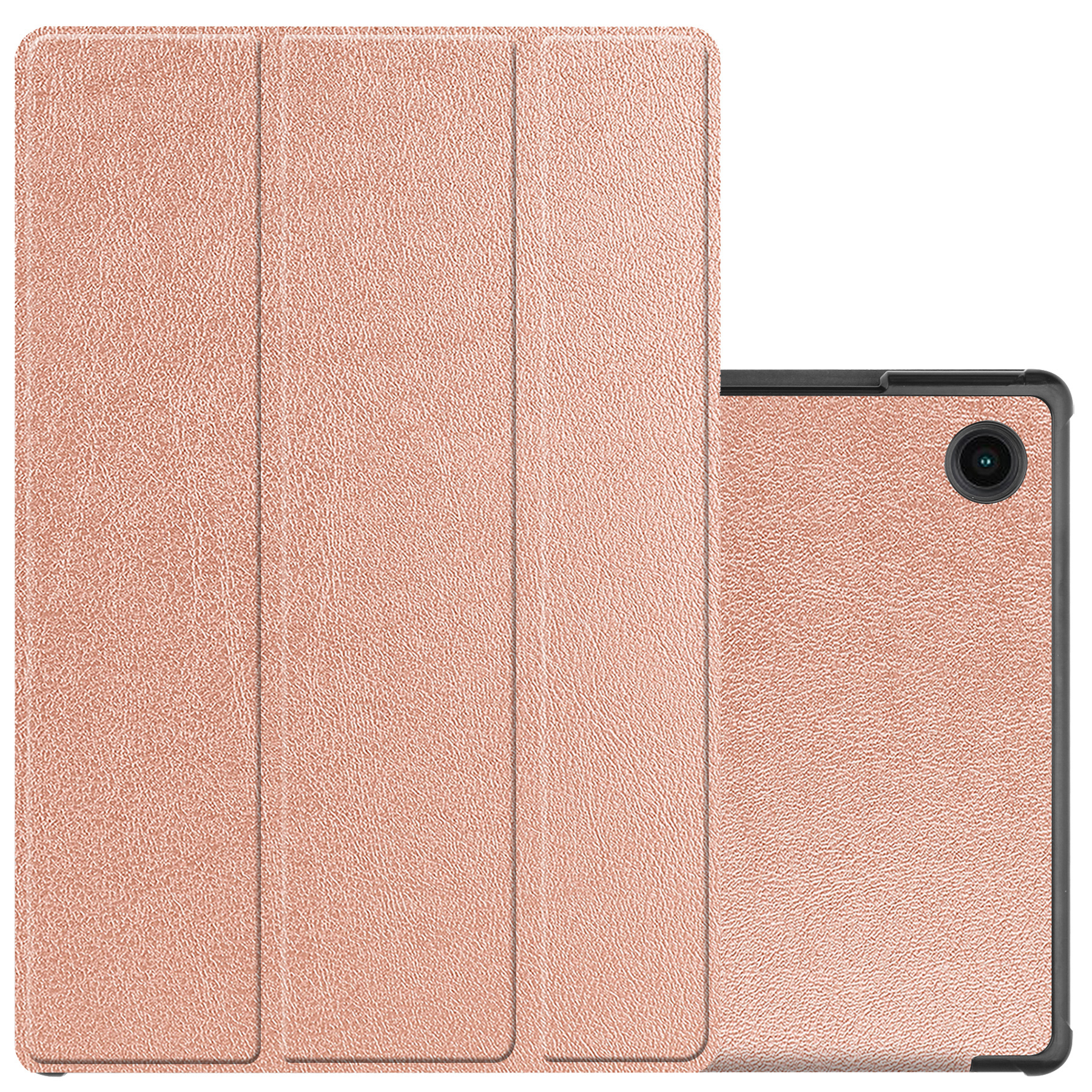 NoXx Hoesje Geschikt voor Samsung Galaxy Tab A8 Hoesje Case Hard Cover Hoes Book Case - Rosé goud