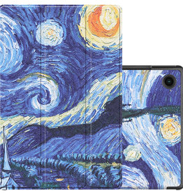 NoXx NoXx Samsung Galaxy Tab A8 2022 Hoes - Sterrenhemel
