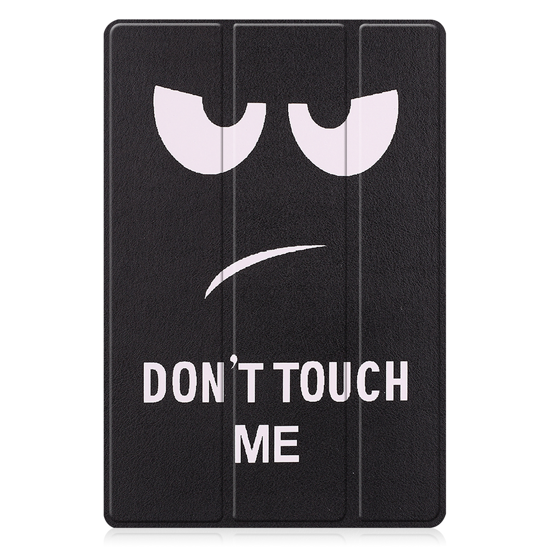 Nomfy Hoes Geschikt voor Samsung Galaxy Tab A8 Hoes Tri-fold Tablet Hoesje Case - Hoesje Geschikt voor Samsung Tab A8 Hoesje Hardcover Bookcase - Don't Touch Me