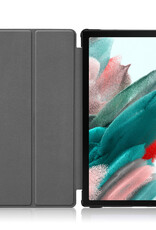 Nomfy Hoes Geschikt voor Samsung Galaxy Tab A8 Hoes Tri-fold Tablet Hoesje Case - Hoesje Geschikt voor Samsung Tab A8 Hoesje Hardcover Bookcase - Don't Touch Me