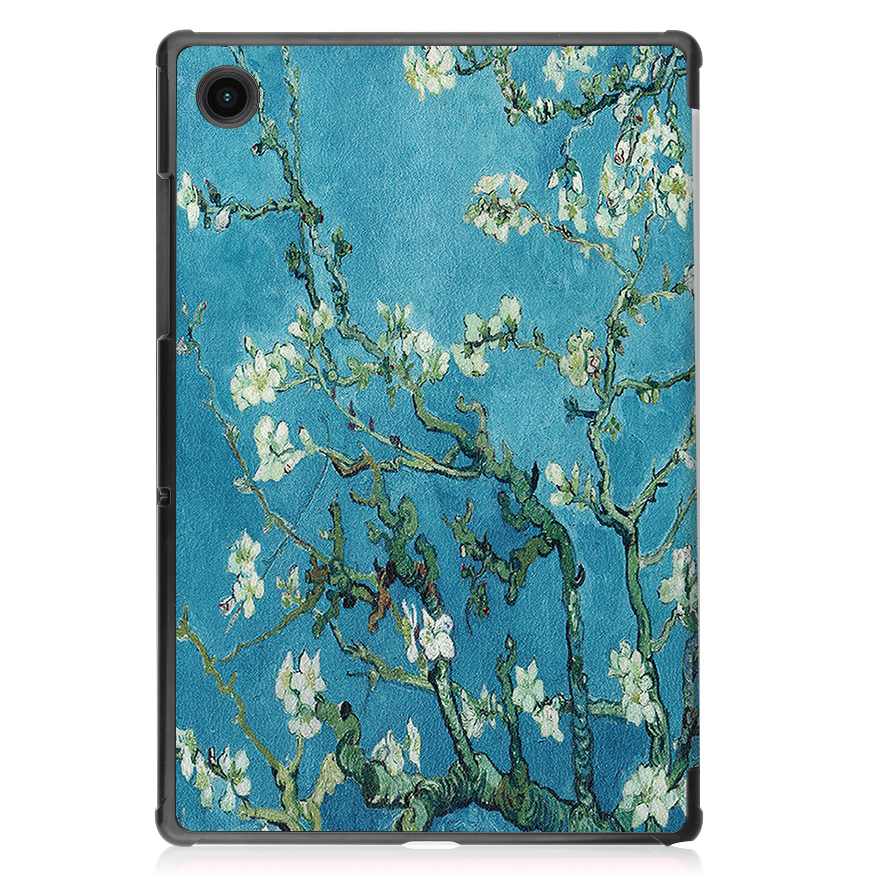 NoXx Hoesje Geschikt voor Samsung Galaxy Tab A8 Hoesje Case Hard Cover Hoes Book Case Met Screenprotector - Bloesem